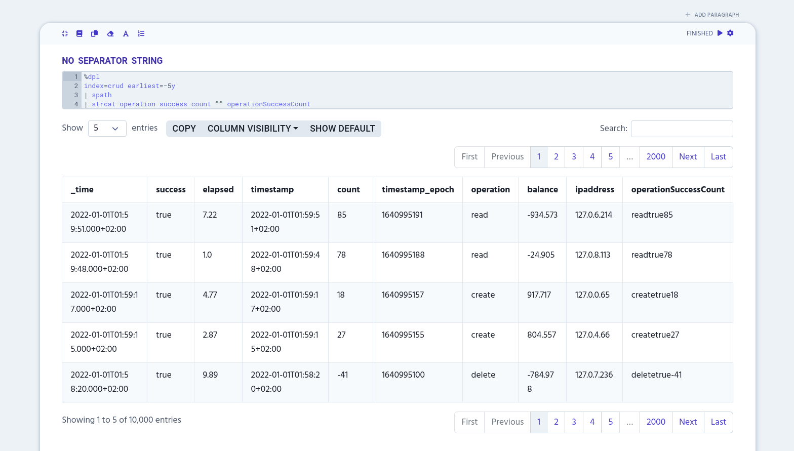 example of strcat without separating string in results